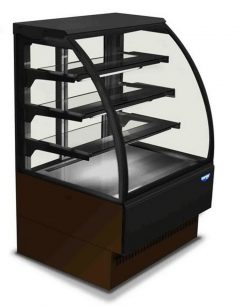 Uthyrning av kylmontrar med böjt frontglas 120 CM.