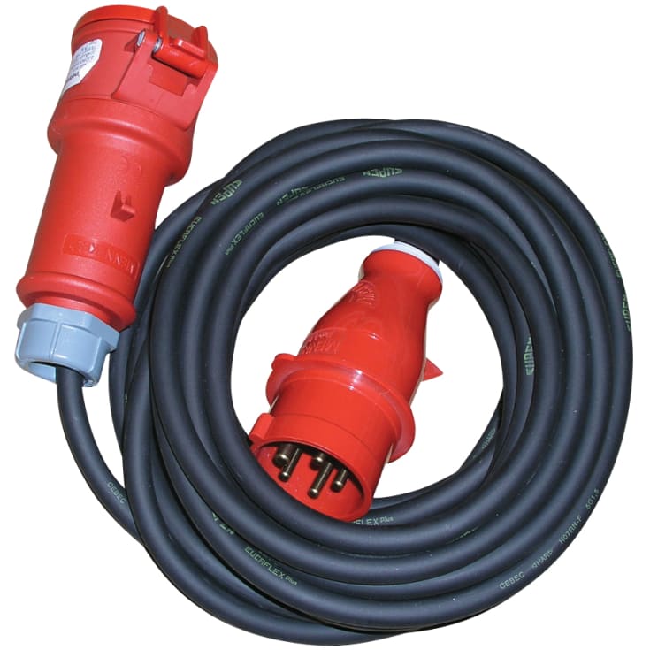 Forlængerkabel på 10 Meter (16amp)