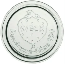 Weck glaslåg Ø4 cm