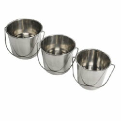 Stålspand med hank 13,5L, Magorex (restsalg)