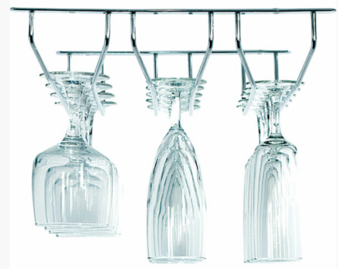 Skinne til glas (ophæng) i loftet, B: 200 x D: 355 x H 70 mm (UDGÅR)