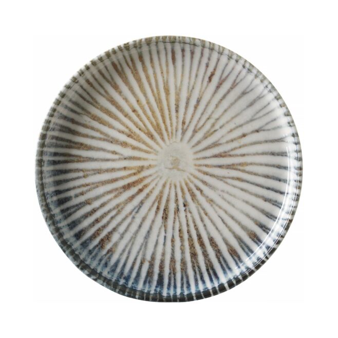 Ammonite flad tallerken med kant Ø21 cm, Finedine