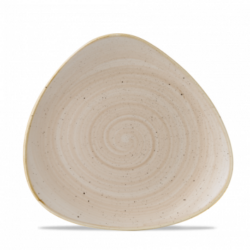 Stonecast Nutmeg Cream trekantet tallerken 22,9 cm, Churchill