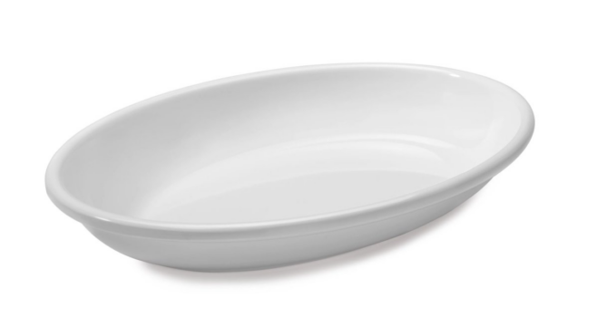Melamin serveringsfad i hvid 50x36x(h)6,7 cm, Pujadas