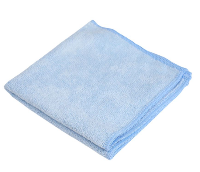 Microfiber universalklud i lyseblå 40x40 cm m/10 stk, Minatol