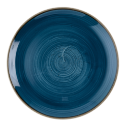 Stonecast Java Blue flad tallerken 28 cm, Churchill