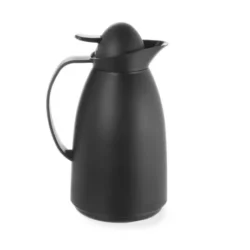 Termokande med glasindsats i sort 1L, Hendi