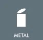 Piktogram ''Metal'' 10,5x10,5 cm, Minatol