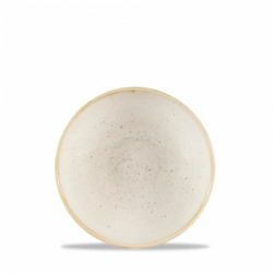 Stonecast Nutmeg Cream dyb tallerken 18 cm, Churchill