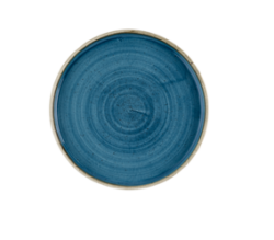 Stonecast Java Blue flad tallerken med kant 21 cm, Churchill