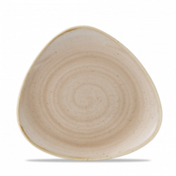 Stonecast Nutmeg Cream trekantet tallerken 19 cm, Churchill