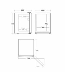 MB 34 BE, Minibar, Scandomestic