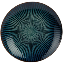Flad tallerken Ø27,5 cm i Atlantis Stripe, Cosy