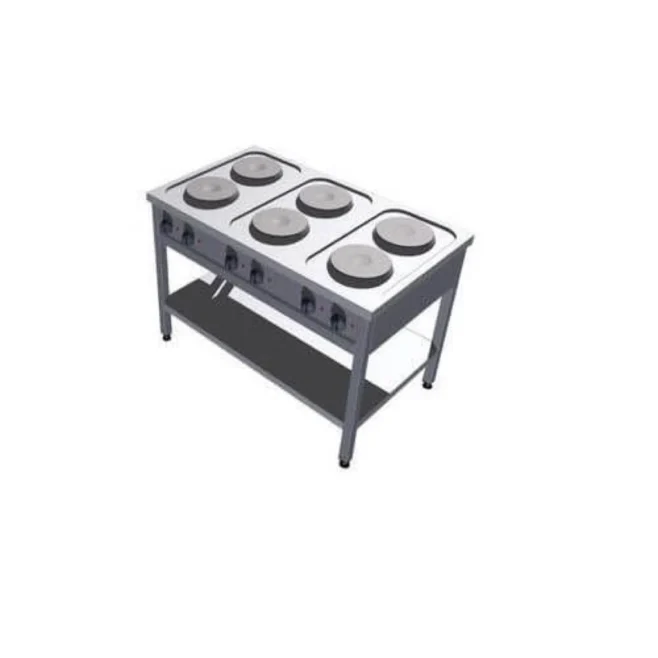 Leje af Elektrisk kogebord m/ 6 blus