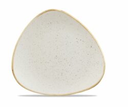 Stonecast Barley White trekantet tallerken 26 cm, Churchill