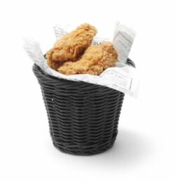 Snackkurv i grå eller sort Ø13x(h)11 cm, Hendi