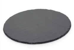 Skiferplade rund Ø38 cm, WAS