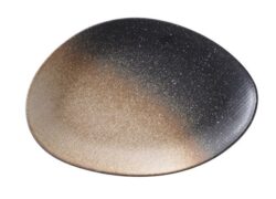 Moon organisk flad tallerken 33 cm, Finedine