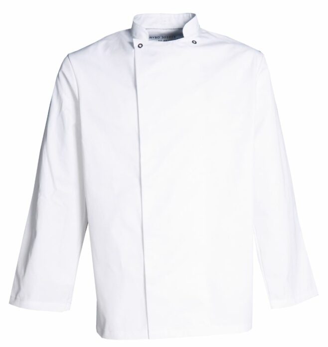 Take Away unisex kokkejakke m/lange ærmer i hvid, str. L, Nybo