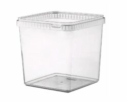 Plastbøtte firkantet fryseegnet 5000 ml u/låg