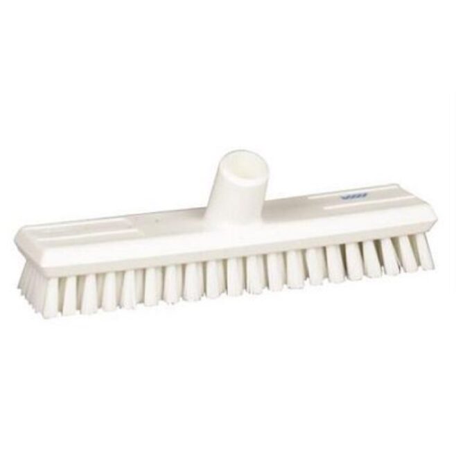 Gulvskrubbe Vikan 27x7,5x9,5 cm i hvid, Abena