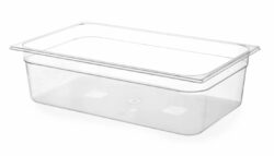 Gastrobakke i klar plast 1/1 150 mm