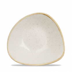 Stonecast Barley White trekantet skål 23,5 cm, Churchill