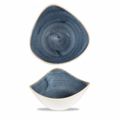 Stonecast Blueberry trekantet skål 18,5 cm, Churchill