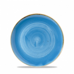 Stonecast Cornflower Blue dyb tallerken 18,2 cm, Churchill