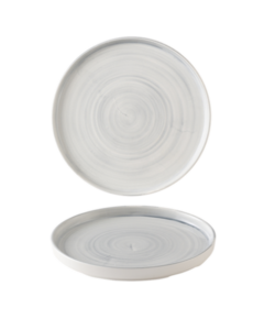 Stonecast Canvas Grey flad tallerken med kant 15,7 cm, Churchill