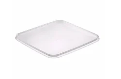 Plast låg firkantet klar, 195 x 195 mmPasser til følgende bøtter: 43010000, 43070000 og 43110000.