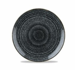 Studio Prints Charcoal Black flad tallerken 26 cm, Churchill