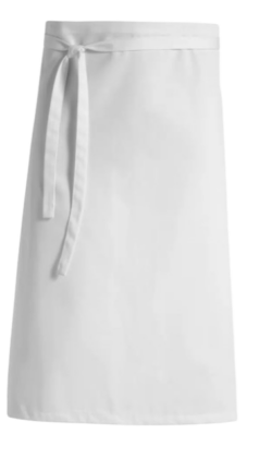 Forstykke i hvid, One Size (RESTSALG)