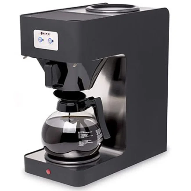 Leje af Kaffemaskine med 2 kolber og varmeplade på toppen.