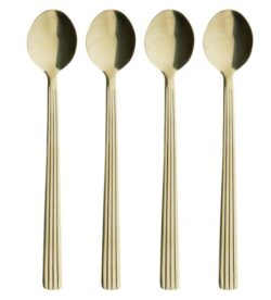 RAW bestik latteske m/4 stk i champagne