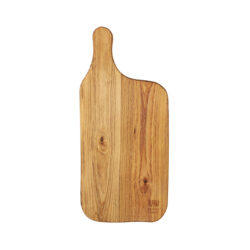 RAW Teak skærebræt m/håndtag 37,5x17x1,5 cm