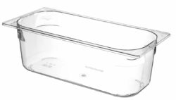 Isbeholder i klar plast 5L 36x16,5x(h)12 cm, Hendi