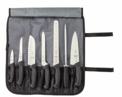8 pcs. knivsæt i knivrulle - MILLINNIA
