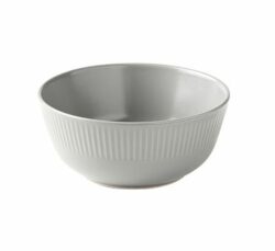 Groovy stoneware skål i grå Ø14,5 cm
