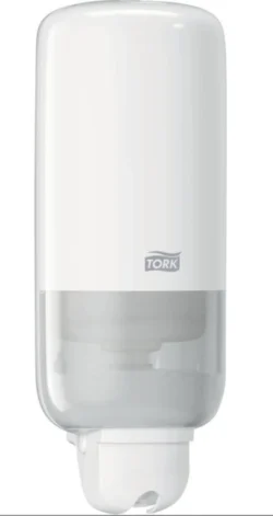 Dispenser S1 1000ml i hvid plast, AbenaSæbe der passer til: 212065