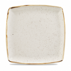 Stonecast Barley White firkantet tallerken 26,8 x 26,8 cm, Churchill