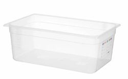 Gastrobakke i frosted plast 1/1 150 mm