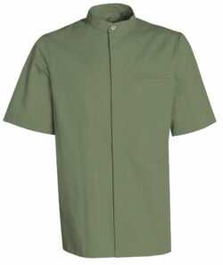 New Nordic kokkejakke m/kortærmer i grøn str. 4XL, Nybo