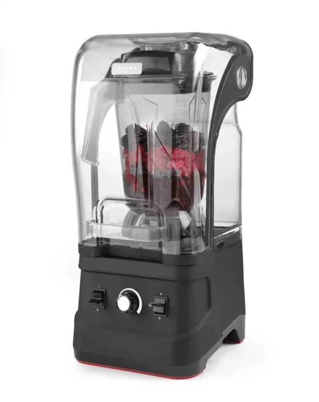 Blender med lydskærm
