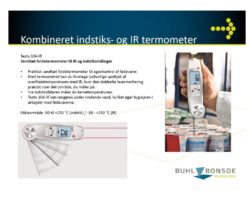 Testo 104-IR vandtæt foldetermometer