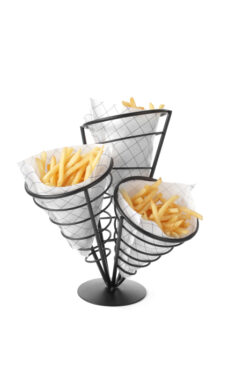 Pommes frites kurv med 3 stativer, Hendi (udgået)