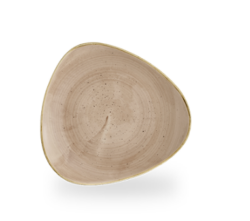 Stonecast Truffle trekantet tallerken 22,9 cm, Churchill