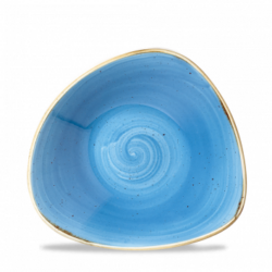 Stonecast Cornflower Blue trekantet skål 18,5 cm, Churchill