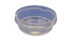 Plastbøtte rund i klar 50 ml (restsalg)