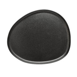 RAW Titanium Black organic tallerken 29 x 25 cm
